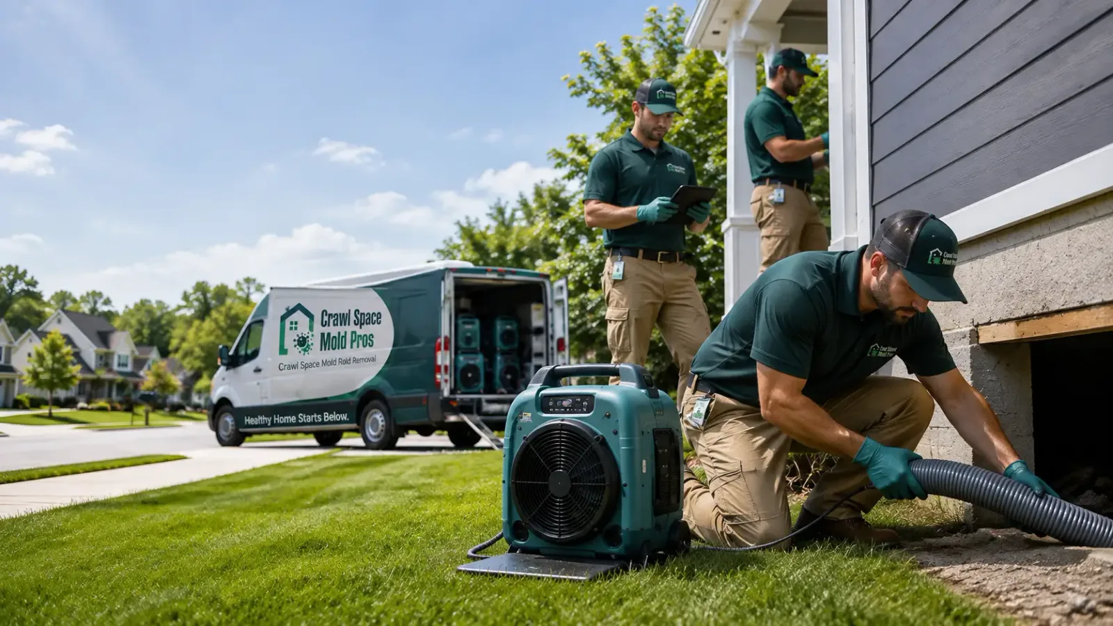 Crawl Space Mold Removal in Ettrick, WI